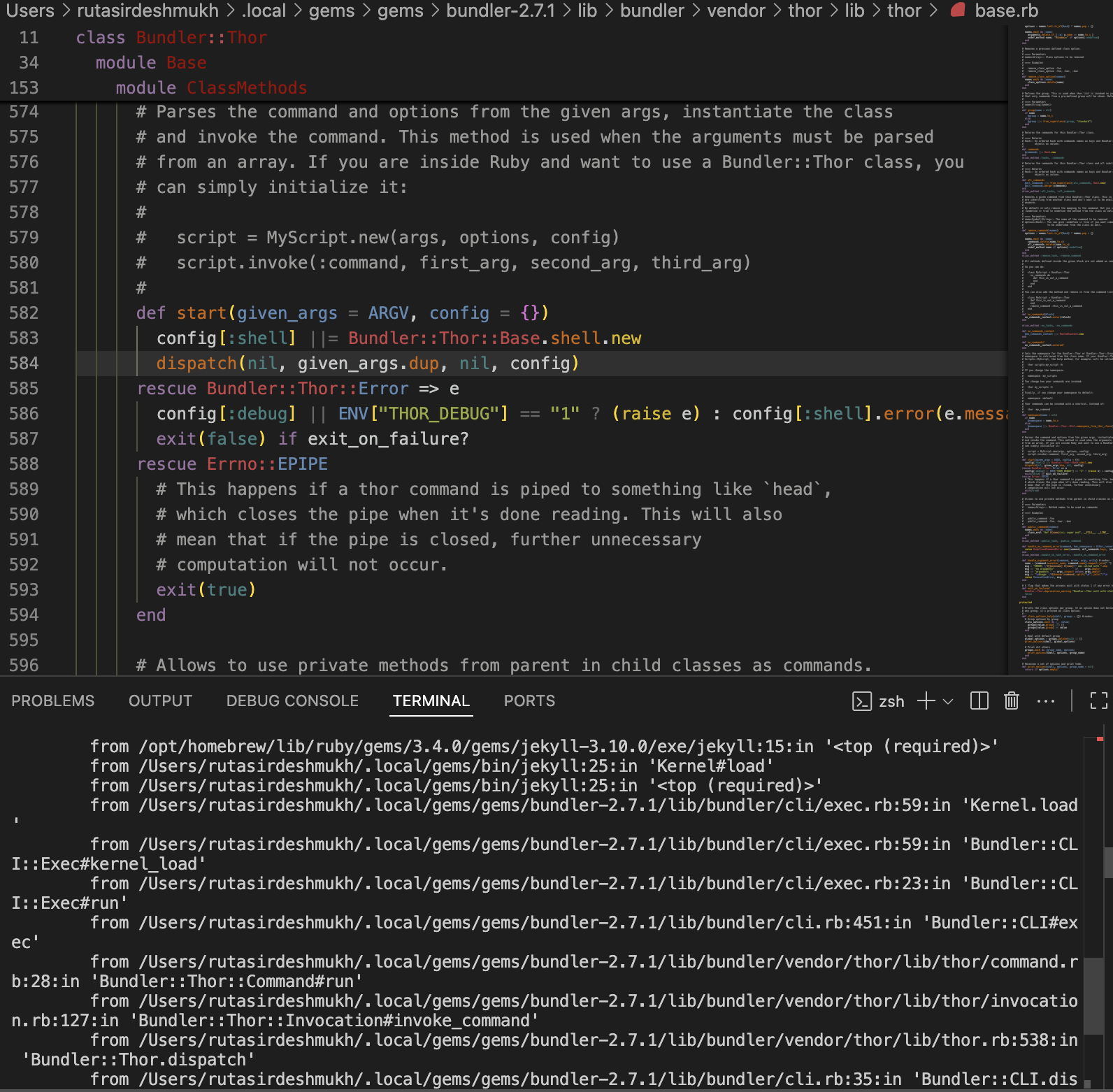 Debugging Setup